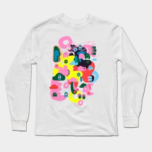 Abstracty mish mash Long Sleeve T-Shirt